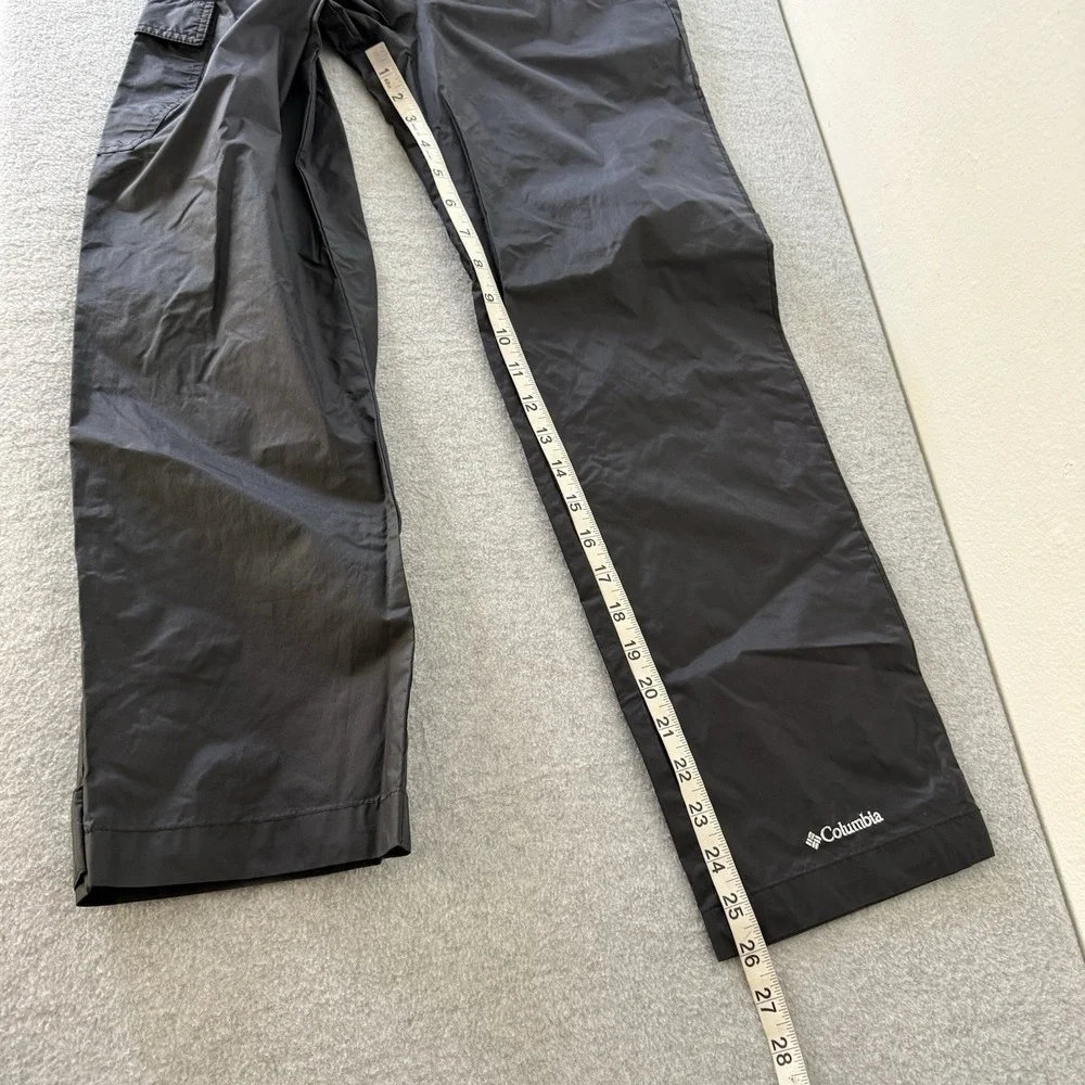Columbia Black Cypress Brooks II Rain Pants Outdoor Kids Medium 10/12